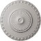 Ekena Millwork Lyon Ceiling Medallion (Fits Canopies up to 3 5/8"), 23 1/2"OD x 3 1/4"P, Ultra Pure White CM23LYUWF - alternate 1